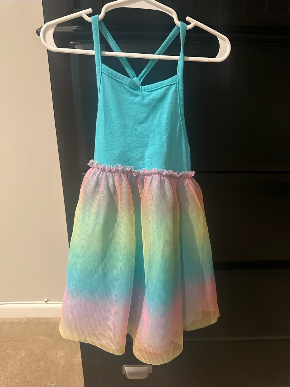 Cat & Jack Rainbow Tulle Sundress